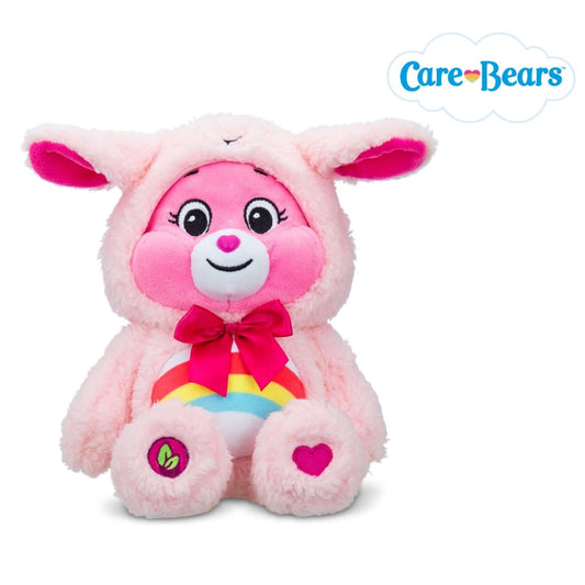 Care Bears 22cm Hoodie Bean Plush- Cheer Bear Lamb