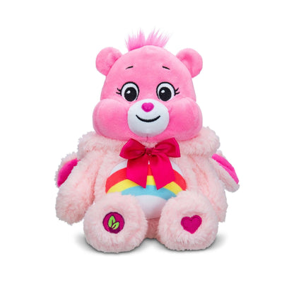 Care Bears 22cm Hoodie Bean Plush- Cheer Bear Lamb
