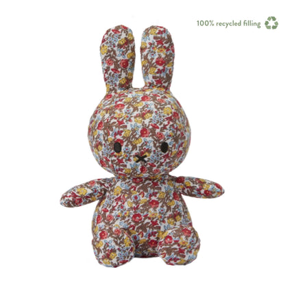 23cm Miffy Red Ditsy Flower Plush