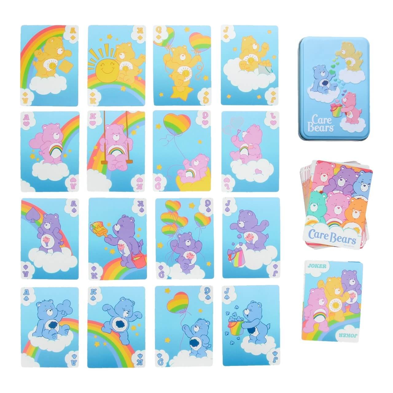 Care Bears Playing Cards in Tin
