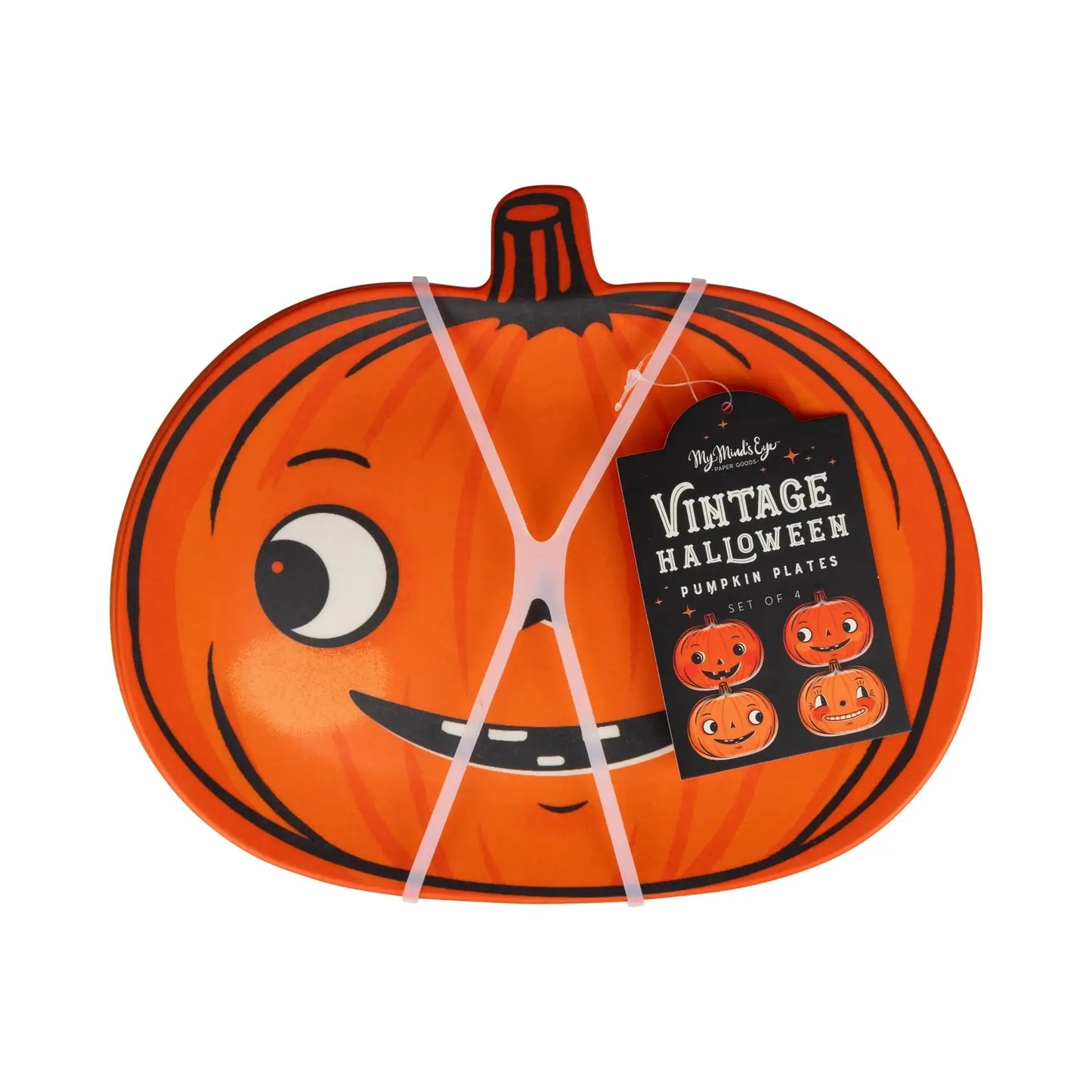 Bamboo Retro Pumpkin Plates