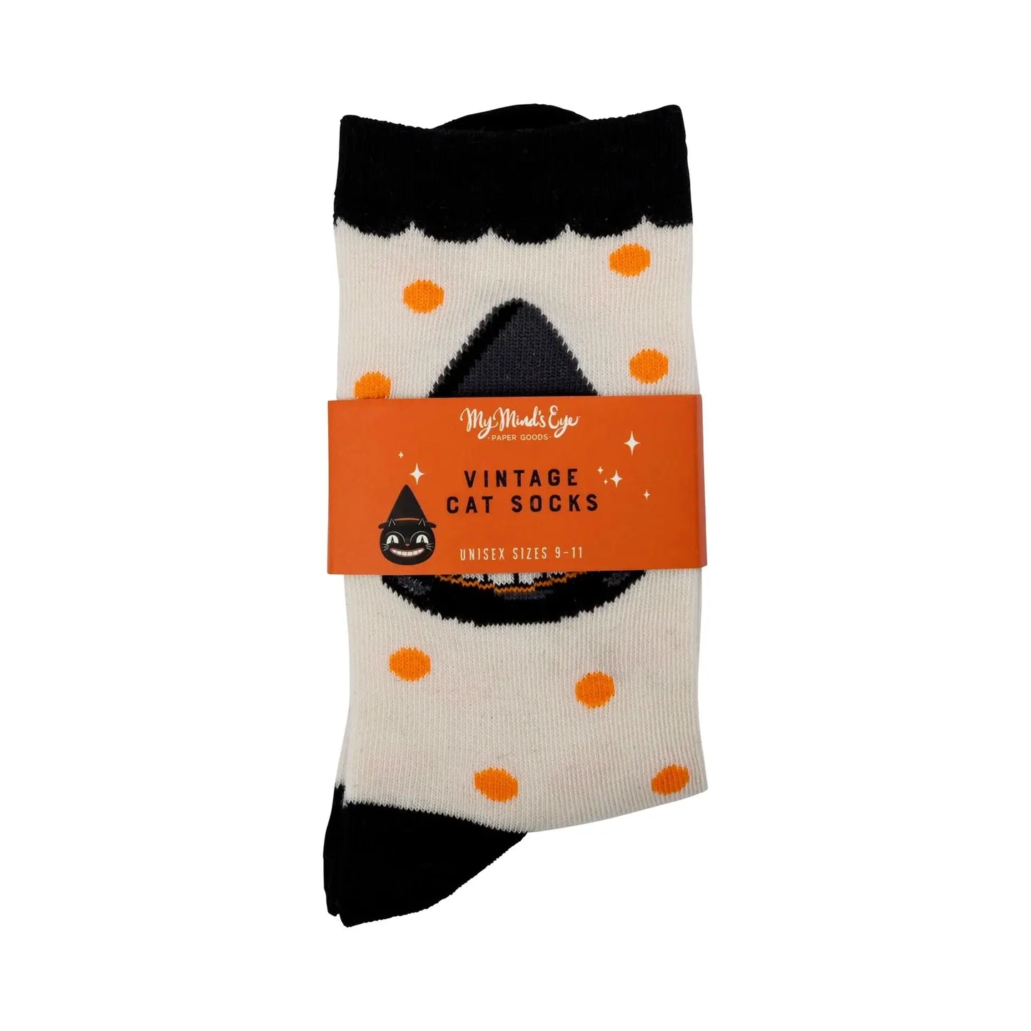 Halloween Retro Cat Socks