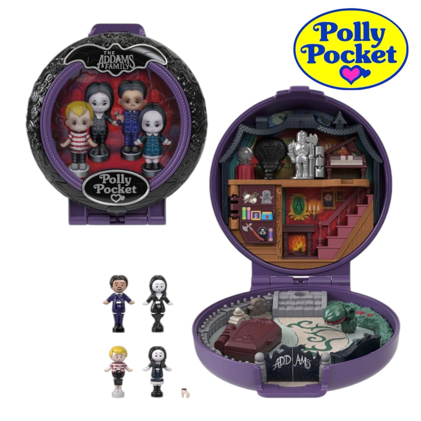 Polly Pocket x Addams Family Collectors Compact