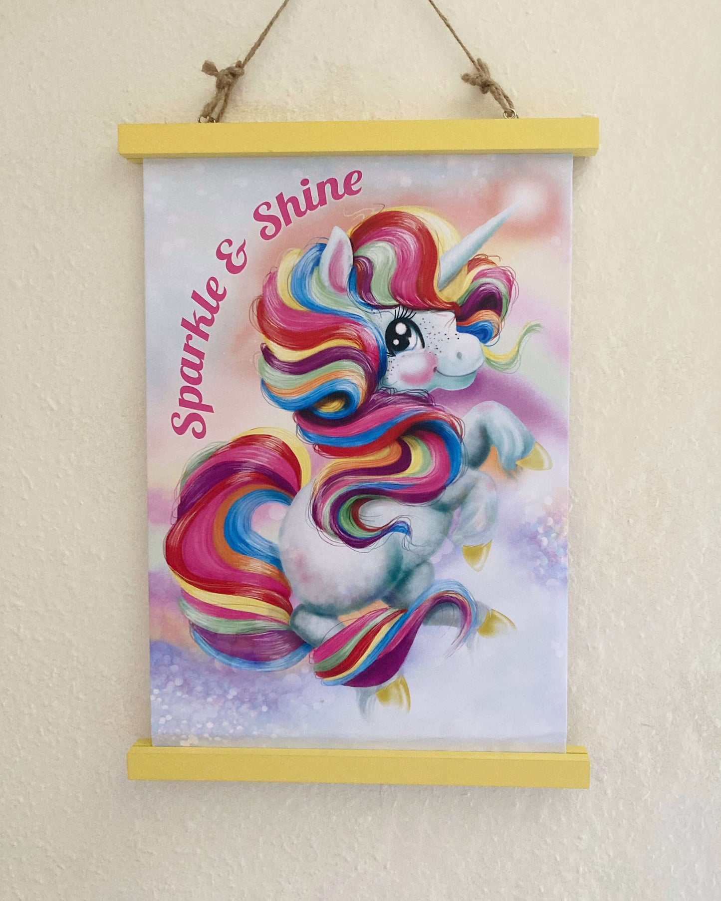 A3 EXCLUSIVE Unicorn Poster- Sparkle & Shine
