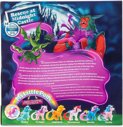 40th Anniversary My Little Pony Figure Collectors Pack- Rescue at Midnight Castle
