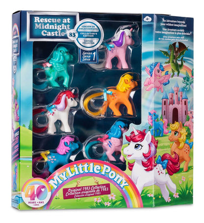 40th Anniversary My Little Pony Figure Collectors Pack- Rescue at Midnight Castle