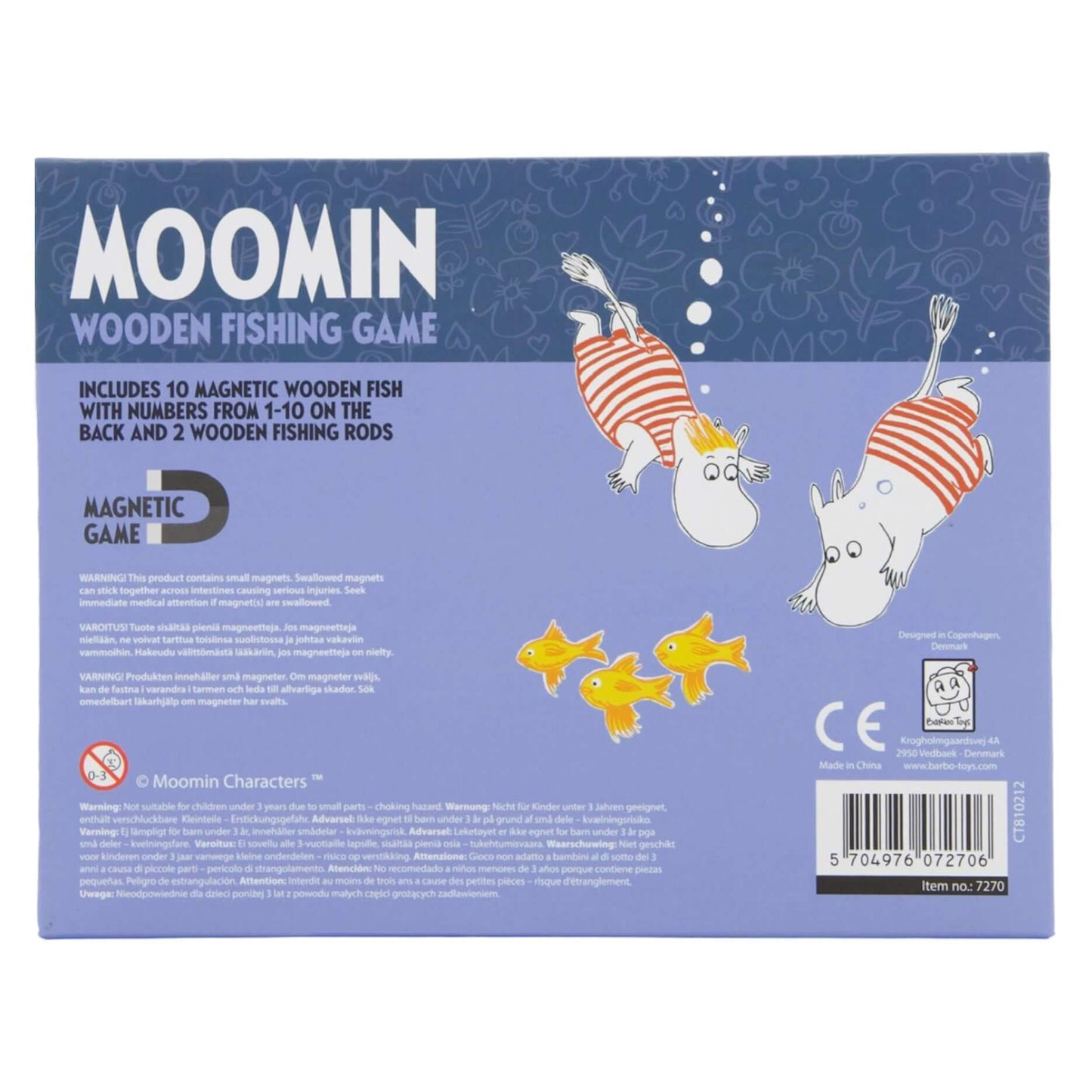 Moomin Wooden Fishing Game