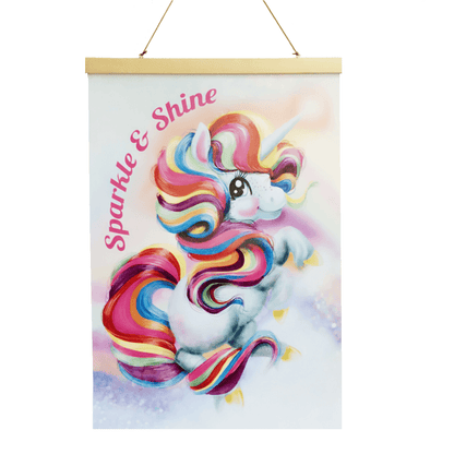 A3 EXCLUSIVE Unicorn Poster- Sparkle & Shine £9 Five Little Diamonds