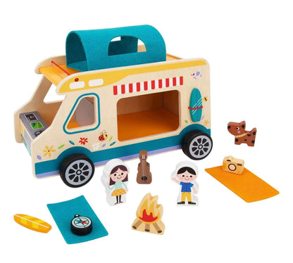 Tooky Toy Wooden Camping RV