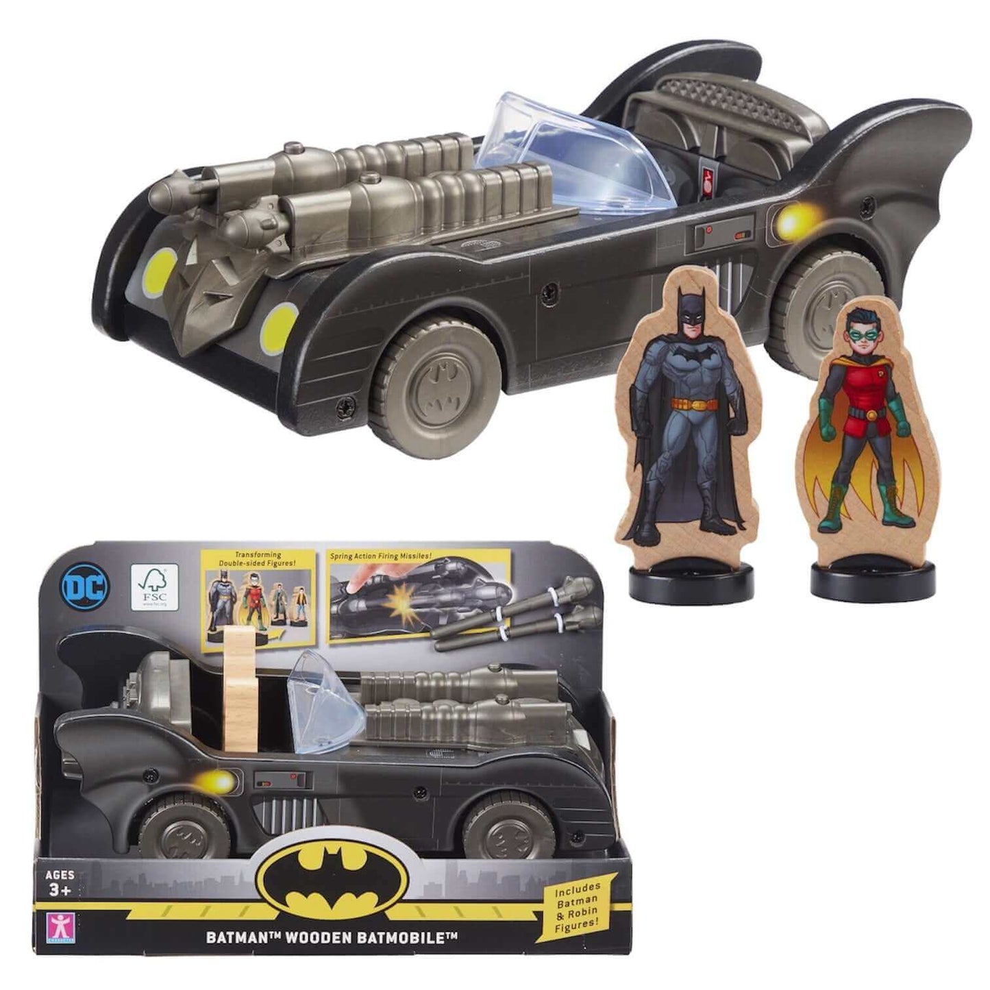 Batman Wooden Batmobile