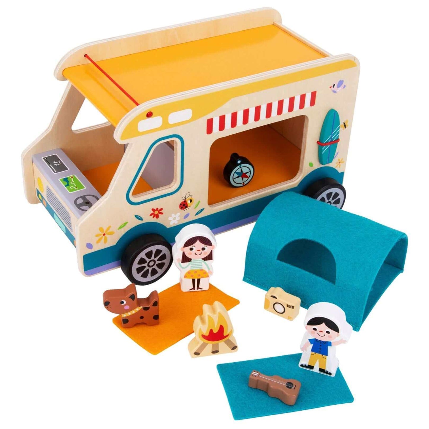 Tooky Toy Wooden Camping RV