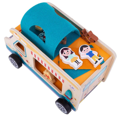 Tooky Toy Wooden Camping RV
