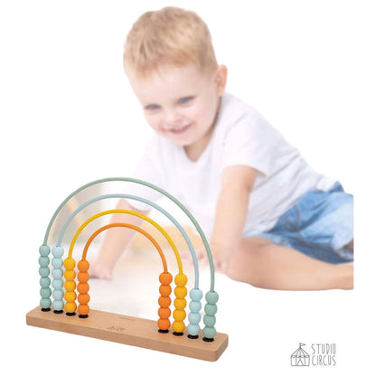 Rainbow Wooden Abacus
