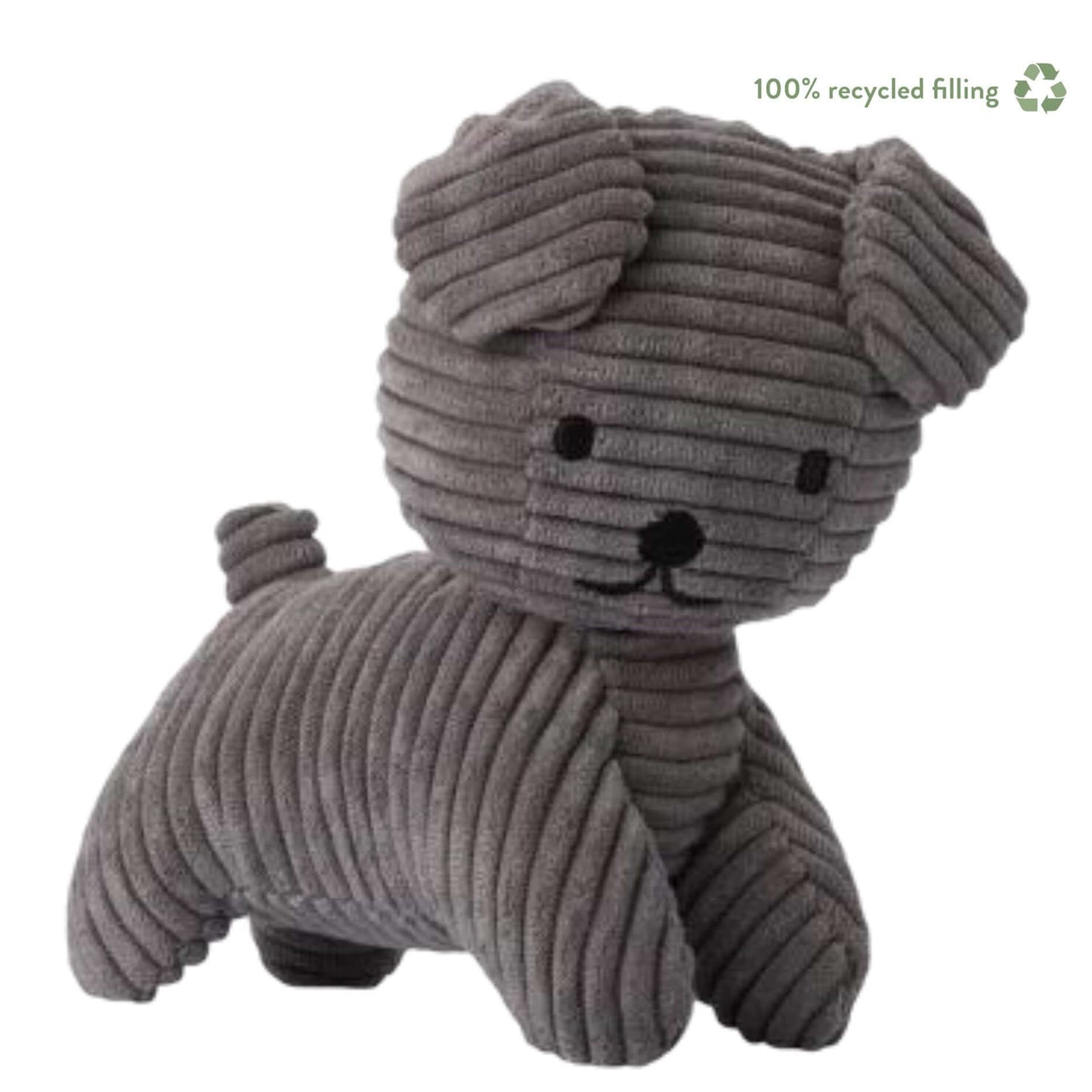 Snuffy Corduroy 17cm Plush- Charcoal