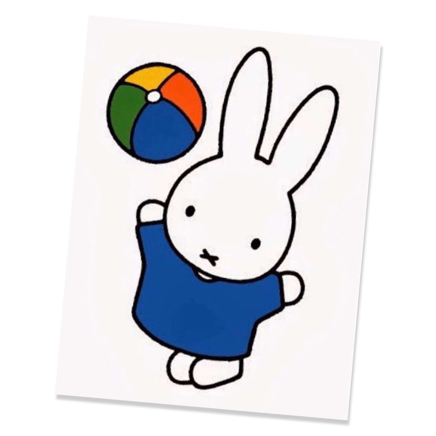 Miffy Beach Ball Card